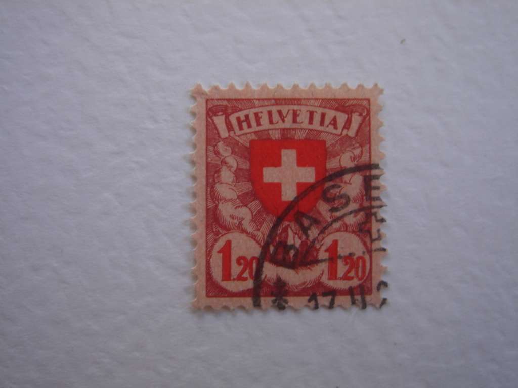 1924 Helvetia - Official Stamp 1.20 used, stamped
