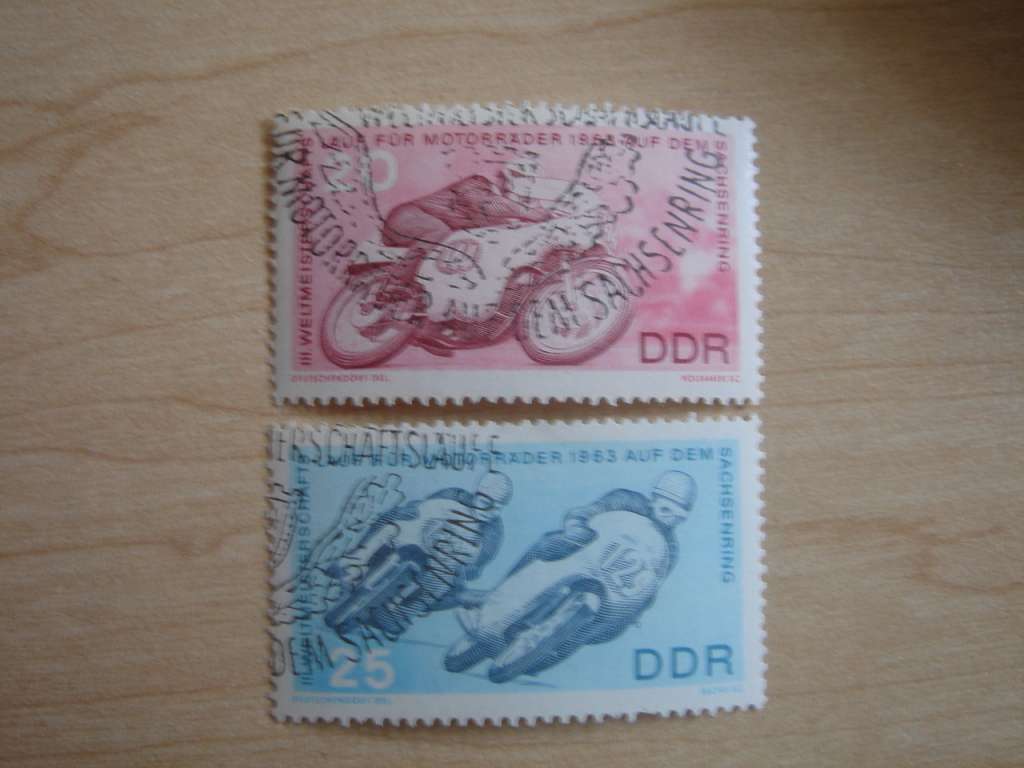 1963 DDR MiNr 973-974 stamped