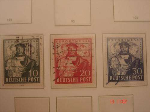 1949 Allied BZ Michel Nr. 103-105 used as shown