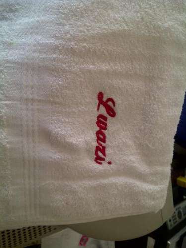 Personalised Embroidered Bath Towel