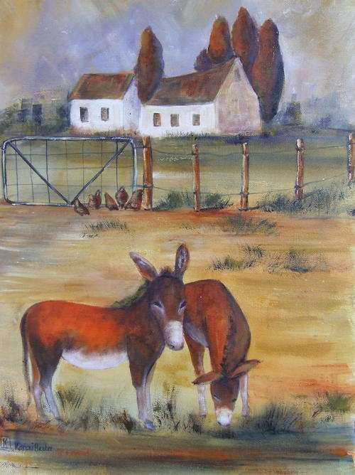 Original painting by Kareni Bester - Acrylic on canvas - 400x300mm