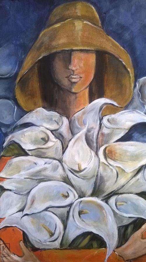 Original painting by Kareni Bester - Acrylic on canvas - 430x280mm