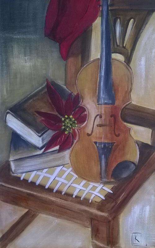 Original painting by Kareni Bester - Acrylic on canvas - 430x280mm