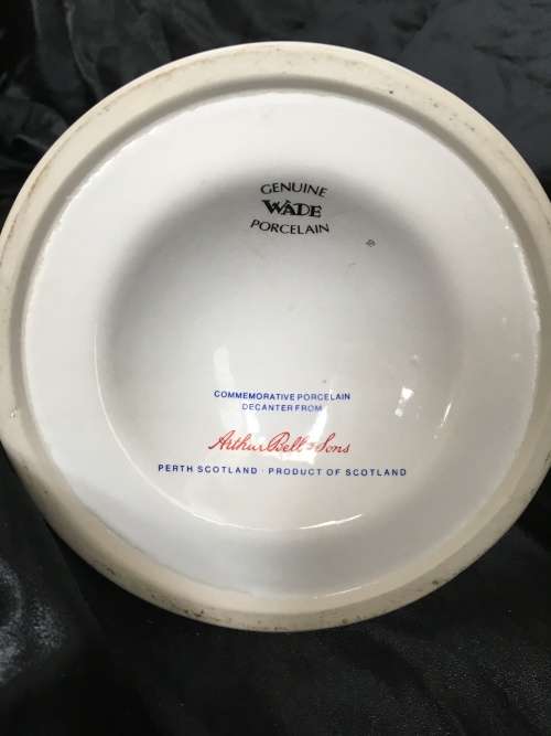 Bell's Whisky - commemorative ceramic decanter- Queen Mother's 90th birthday 1990