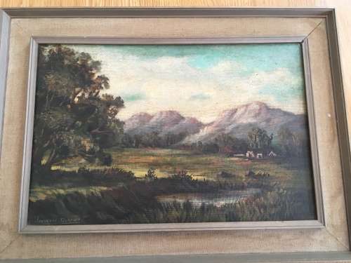 JEANETTE DYKMAN- OIL ON BOARD - LANDSCAPE