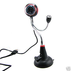Flexible  USB PC Camera Webcam with Microphone Supports Skype