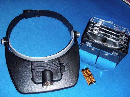 Head Light Magnifying Glass Kit