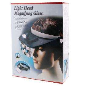Head Light Magnifying Glass Kit