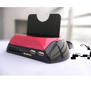 3.5 inch USB SATA HDD Docking With Card Reader + Hub Function