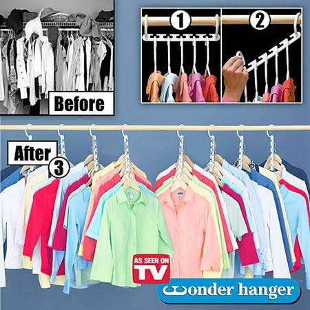 WONDER HANGERS AS SEEN ON TV PACK OF 8
