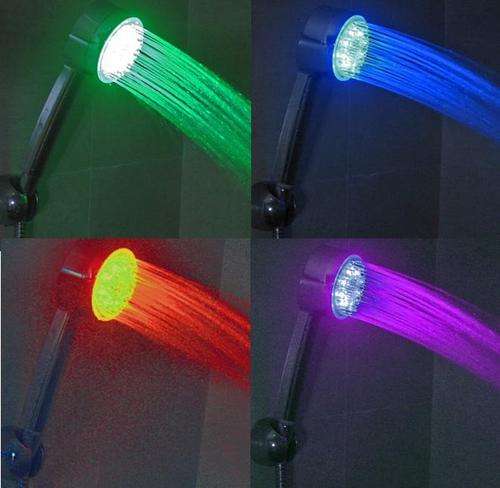 4 Colours LED Shower Head