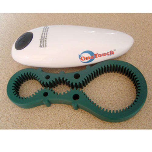 One Touch Automatic Original Can Opener with FREE Grip Tight Jar and Bottle Opener