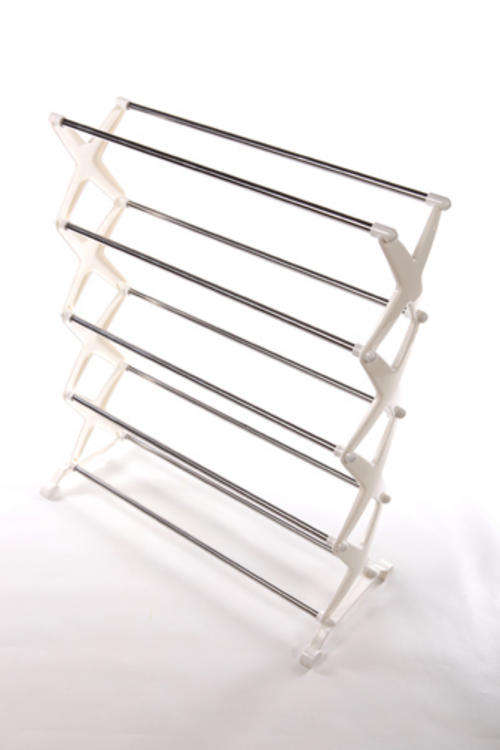 Shoe Rack 5 Tier Up T0 15 Pairs With Chrome Shelves