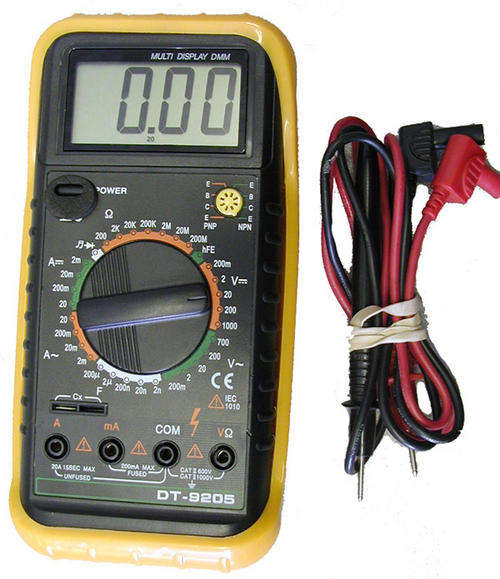 DT9205 Digital Multimeter - Amp Tester Check