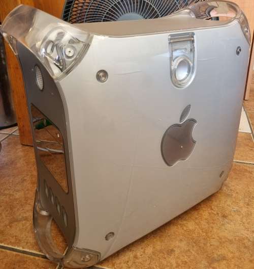 Apple PowerMac G4 tower.