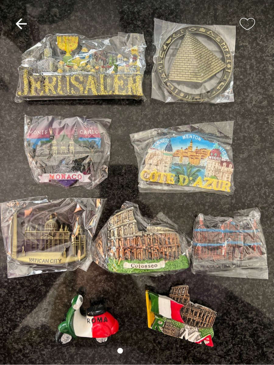 Fridge Magnet - Countries & City