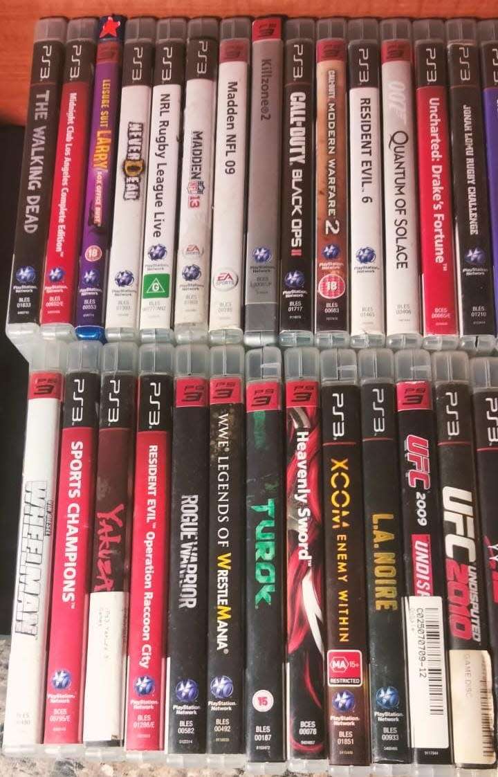 500GB PS3 console with lot of games