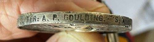 Queen South Africa Medal (QSA) to 433 3rd CL TPR AP Goulding SAC