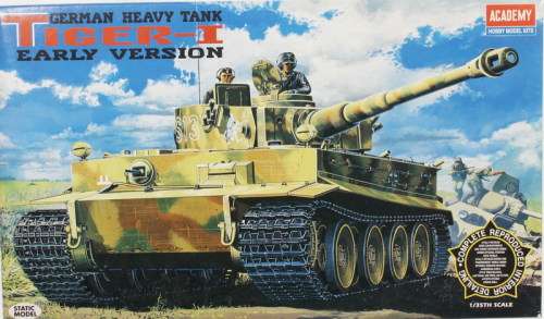 Academy 1/35 German Tiger I Early Version - Full Interior and Engine Detail