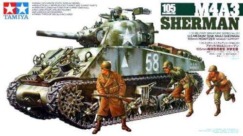 Tamiya 1/35 U.S. M4A3 Sherman 105mm Howitzer