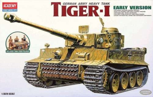 Academy 1/35 Tiger I Early Version with Crew