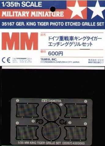 Tamiya 1/35 German King Tiger Photo Etch Grille