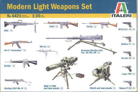 Italeri 1/35 Modern Light Weapon Set