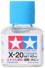 Tamiya X-20 Enamel Thinner - 40ml Bottle