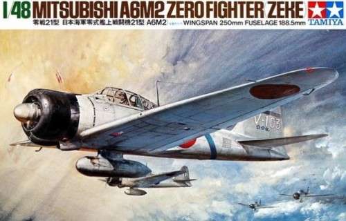 Tamiya 1/48 A6M2 Type 21 Zero Fighter