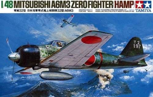 Tamiya 1/48 A6M3 Type 32 Zero Fighter