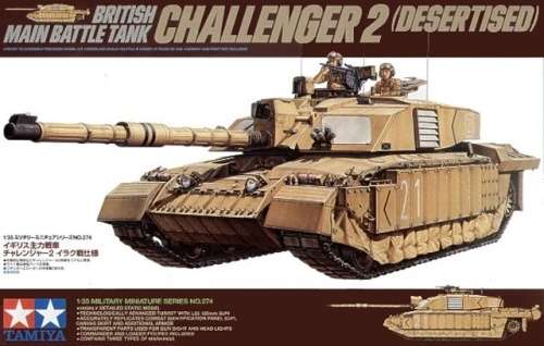 Tamiya 1/35 British Challenger II (Desertised)