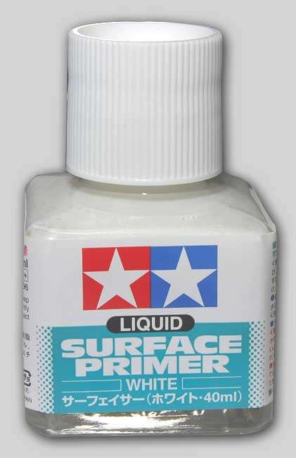 Tamiya Liquid Surface Primer White - 40ml