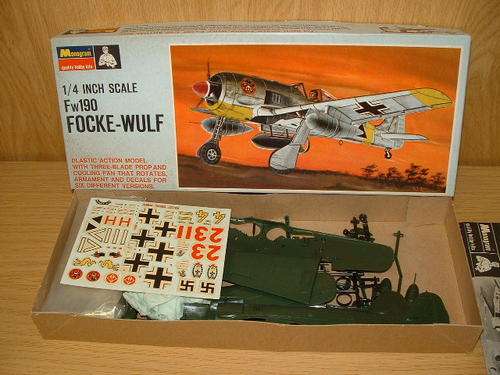 Vintage Monogram 1/48 - FW190 Focke-wulf