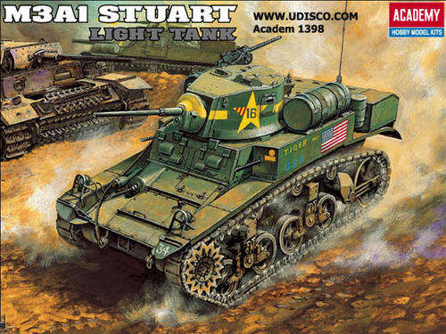 Academy 1/35 US M3A1 Stuart Light Tank