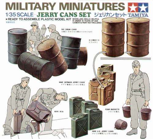 Tamiya 1/35 Jerry Can Set