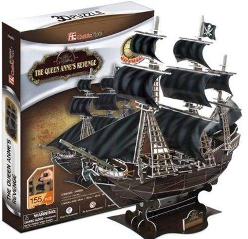 Cubic Fun - The Queen Anne's Revenge 155pcs 3D Puzzle