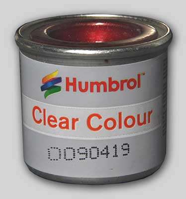 Humbrol 1321 Clear Red 14ml Matt Enamel Tinlet