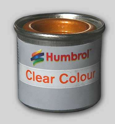 Humbrol 1321 Clear Amber 14ml Matt Enamel Tinlet