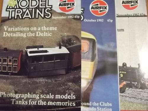 3 x Airfix Model Trains Magazines