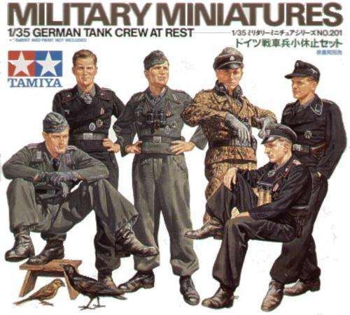 Tamiya 1/35 German Tank Crew at Rest