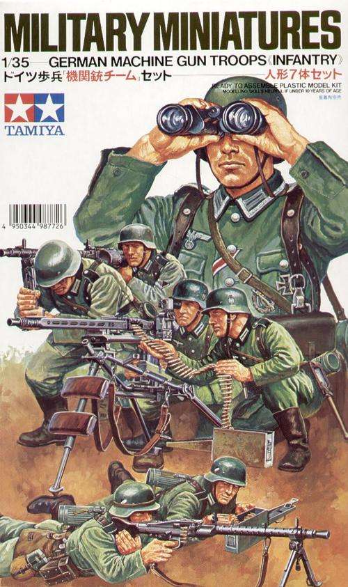 Tamiya 1/35 German Machine Gun Troops