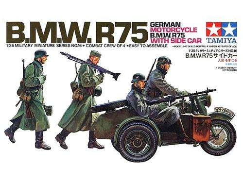 Tamiya 1/35 BMW R75 with Side Car