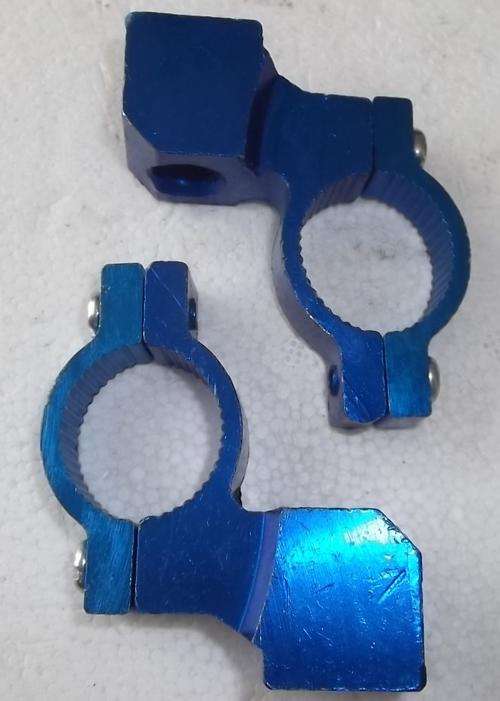 Two Dogs - Aluminum Motorcycle Handlebar Mirror Mount 22mm - Yamaha/Honda/Suzuki/KTM/BMW