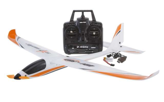 Clearance - Uni Fun Sky Surfer 2.4Ghz 4-Channel Powered Glider - Complete RTF