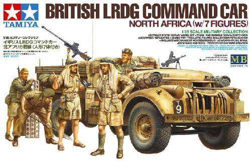 Tamiya 1/35 British LRDG - North Africa with 7 Figures