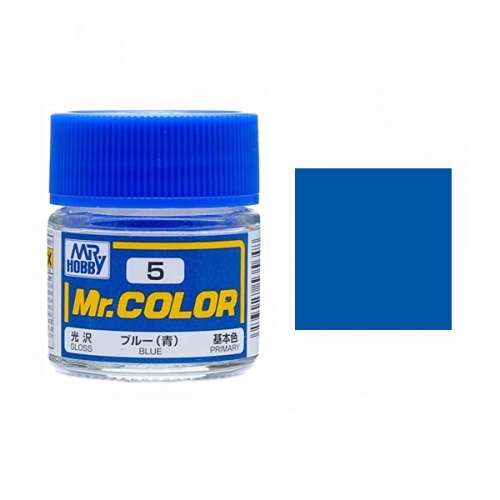 Mr Color Blue Gloss Acrylic - 10ml Bottle
