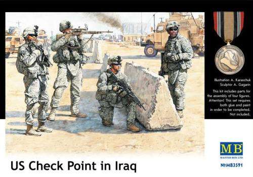 Clearance - Master Box 1/35 U.S. Checkpoint In Iraq