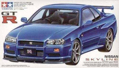 Tamiya 1/24 Nissan GT-R R34 V-Spec