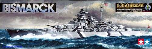 Tamiya 1/350 Bismarck Battleship