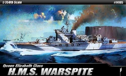 Academy 1/350 H.M.S. Warspite QE Class